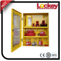 Yellow Steel Combination Safety Group Lockout Tagout Box